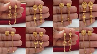 New Hanging Earrings Designs 2023 With Price  latest Jhumki pattern long earrings for womens 👌 [upl. by Sigler223]