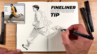 Improve your INK PEN SKETCHING with this easy tip [upl. by Orton429]