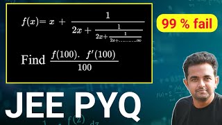 Differentiation PYQ 🔥  JEE 2025 😱🤯  jee2025 jee jeemainspyq jeepyqs jee2025strategy [upl. by Dlaner]