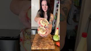 Chopped Cheese cooking sandwich easyrecipe [upl. by Wanonah74]