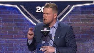 Pat McAfee Hilariously ROASTS the Titans During Colts Selection 😂  2019 NFL Draft [upl. by Almat249]