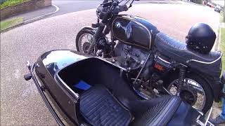 Motorcycle sidecar  riding in a BMW sidecar [upl. by Kleper144]