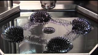 Ferrofluid Display  Programmable Liquid Metal Professional Exhibit [upl. by Arek]