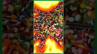 Rocket Krunch  Freeze Dried Candy Transformation  Freeze Dried Meteors Crunchy Candy  Sour Candy [upl. by Aehtla]