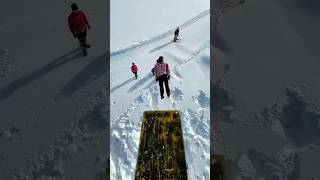 Snow fall in India  Himalaya view snowfall himalayas explore shorts mountains [upl. by Itsuj251]