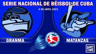 Granma v Matanzas  Serie Nacional de Béisbol de Cuba  Game 6  Final  April 4th 2021 [upl. by Indys]