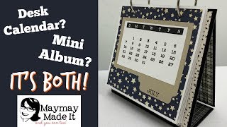 2019 Desk Calendar Turned Mini Album  Creating the Album [upl. by April937]