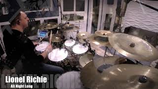 Lionel Richie  All night long drum cover Claudio Madelio [upl. by Carn]