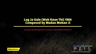 Lag Ja Gale  Karaoke unplugged style by Kinner Thakore  Madan Mohanji  Lataji [upl. by Nevarc]