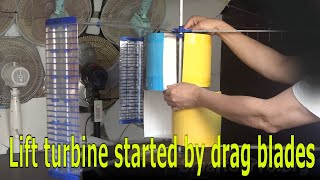 Darrieus hybrid Savonius wind turbine experiment DIY a wind turbine at home [upl. by Leavitt]