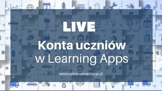 Jak przygotować konta uczniów w Learning Apps [upl. by Delilah]