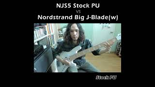 Cort Elrick NJS stock PU vs Nordstrand Big JBlade Warm [upl. by Eanrahc581]