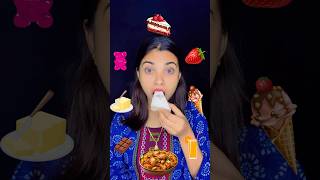 Food eating challenge 🍗🌶️🍓 youtubeshorts mukbang eattingchallenge trending food viralvideo [upl. by Anircam]