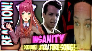 HE SHUT MONIKA OUT  quotINSANITYquot DOKI DOKI SONG REACTION [upl. by Ennylcaj]