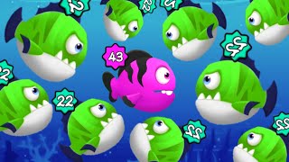 Fishdom New Update Ads Mini Games  Fish Evolution Games  Fish Monster Part 52 Gameplay [upl. by Blim]