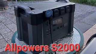 We testen de Allpowers S2000 Power Station en zonnepaneel SP033 [upl. by Kendyl]