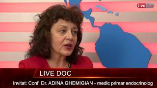 LiveDoc despre bolile de tiroida cu conf dr Adina Ghemician [upl. by Vinn]