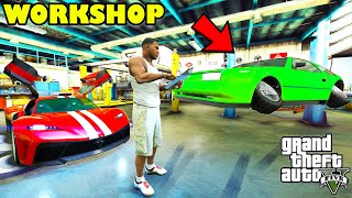 Franklin Upgrade Rare Secret Supercar in New Workshop GTA 5  SHINCHAN and CHOP [upl. by Templas]