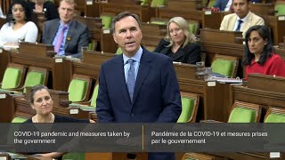 Finance Minister Bill Morneau presents federal economic snapshot – July 8 2020 [upl. by Byron]