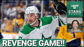 Matt Duchene REVENGE Game Dallas Stars Destroy Preds 92 in Nashville  Nils Lundkvist Injury [upl. by Ymmas]