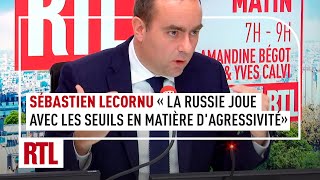 Sébastien Lecornu  quotLa sécurité de lEurope passe par une victoire ukrainiennequot [upl. by Akehsat]