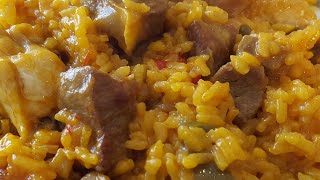 Rica Paella de carne Te lo vas a perder   Cocina con Rock [upl. by Melva]