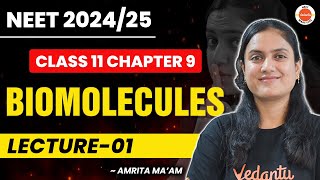 BIOMOLECULES Class 11 Biology  INTRODUCTION  Lecture 1  NEET 202425 Biology  Amrita Maam [upl. by Barbuto]