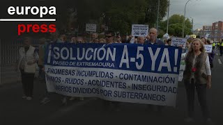 Vecinos de Campamento y Aluche exigen el soterramiento de la A5 más allá de Los Poblados [upl. by Ashli]