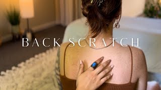 ASMR  Satisfying Back Tracing Session w Nails and Brushes No Talking Real Person [upl. by Anuat]