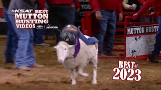 BEST OF MUTTON BUSTING 2023 [upl. by Eiramyllek675]