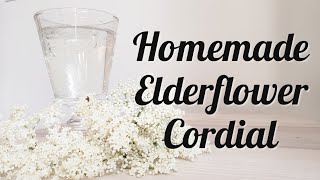 Homemade Elderflower Cordial [upl. by Sheppard163]