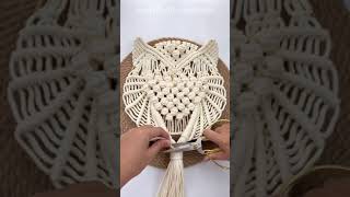 How to make macrame owl [upl. by Yamauchi]