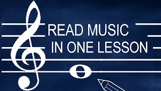 How to Read Sheet Music in One Easy Lesson [upl. by Zumstein]