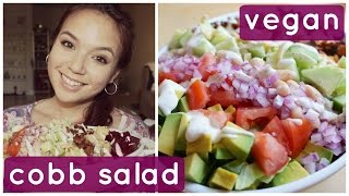 Vegan Cobb Salad  Vegan Ranch Taste Test [upl. by Netaf]