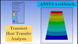 Transient heat transfer analysis using ANSYS workbench [upl. by Madelle]