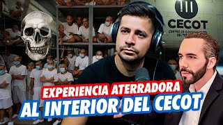 EL CECOT ES ATERRADOR ⚠️ Youtuber narra su experiencia al interior de la mega cárcel salvadoreña [upl. by Lavro]