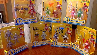 Unboxing Imaginext Power Rangers Toys Pt 1 [upl. by Nolad]