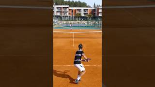 Lorenzo Musetti vs David Quayle Tennis Practice at The Academy [upl. by Einre]