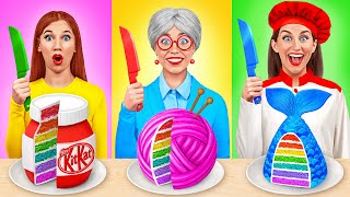 Me vs Grandma Cooking Challenge  Funny Kitchen Hacks by Multi DO Challenge [upl. by Ekusoyr]