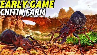 Scorched Earth Resource Location Early Chitin Location Ark Survival Ascended [upl. by Merras]