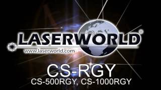 Laserworld  CS500RGY CS1000RGY  Club Series multi color RGY laser projector [upl. by Yolane255]