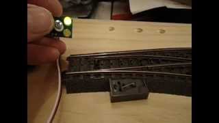 Marklin C track turn using SG90 servo [upl. by Silliw]