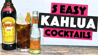 5 Easy Kahlua Cocktails you can make at home  Steve the Barman [upl. by Harts]