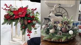 Awesome Christmas Centerpieces design Unique decorations ideas [upl. by Sirromad]