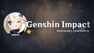 The Genshin Impact Anniversary CONTROVERSY Explained [upl. by Ahsied]