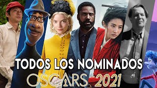 TODOS los NOMINADOS OSCAR 2021  Nominaciones Oscar 2021  CuriosiFilms [upl. by Igal573]