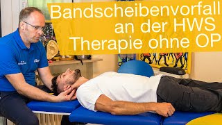 HWS Bandscheibenvorfall ⚡️Chirotherapie amp Übungen statt OP [upl. by Gherlein]