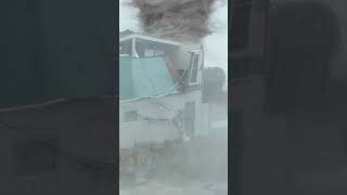 Hurricane vs Tornado Rips Window Out of House [upl. by Irek105]