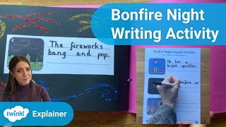 Bonfire Night Caption Writing Activity [upl. by Aihgn434]