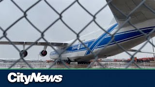 No sign Russian cargo plane at Toronto Pearson airport for nearly 2 years is moving soon [upl. by Bret]